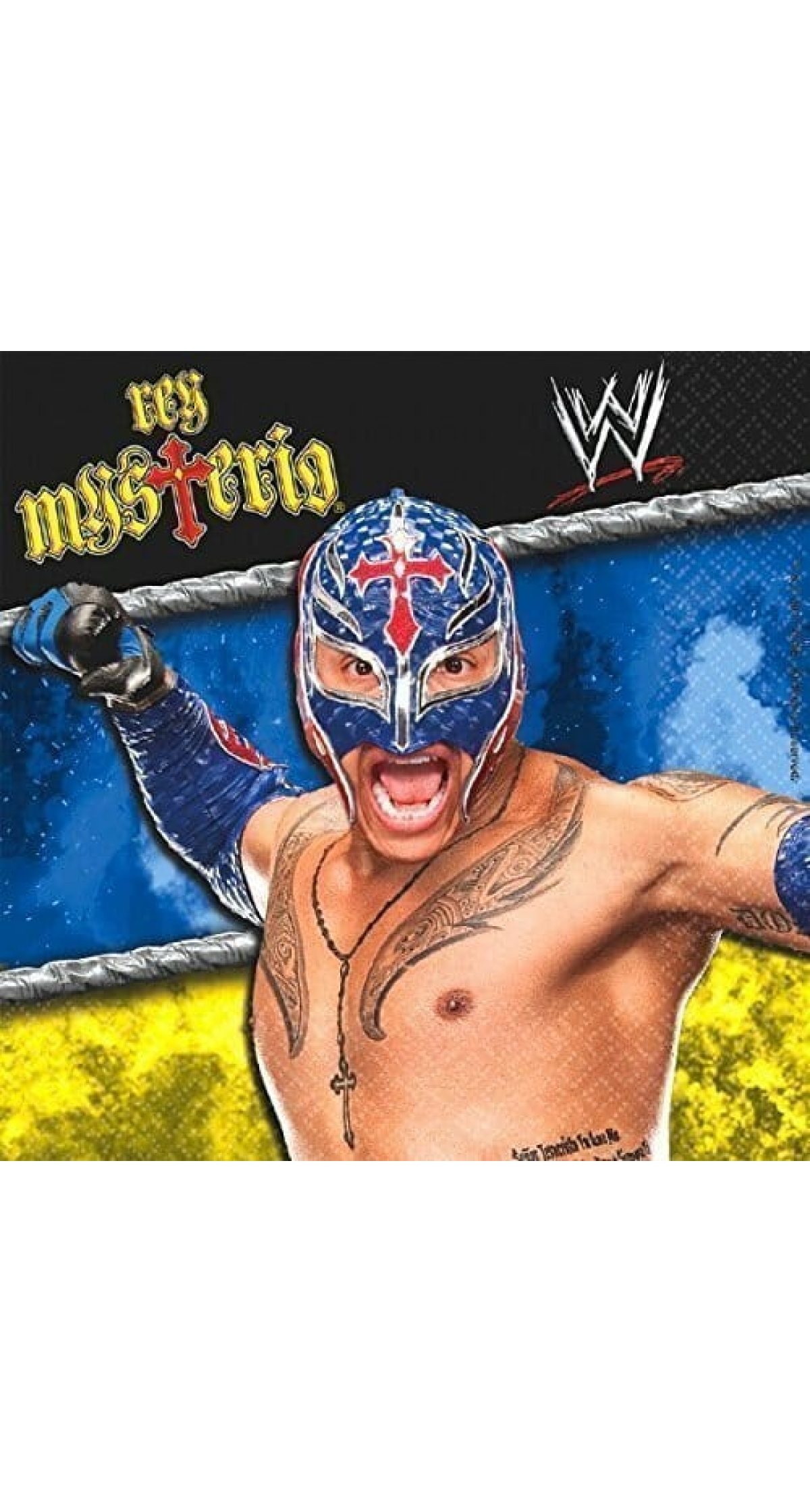 Wrestling Lunch Napkins 32.7cm - 16pk
