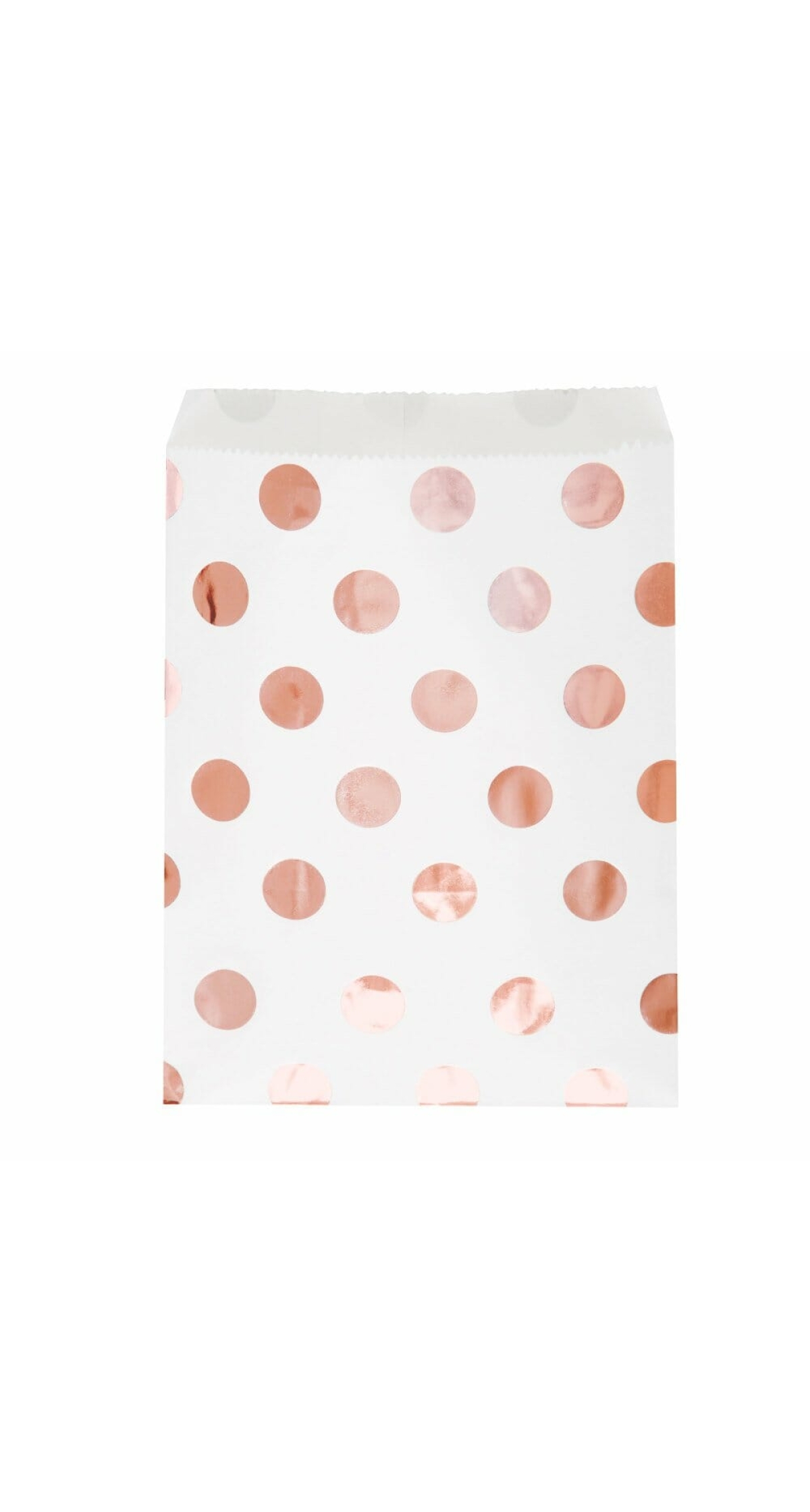 Rose Gold Dots Treat Bags - 8pk