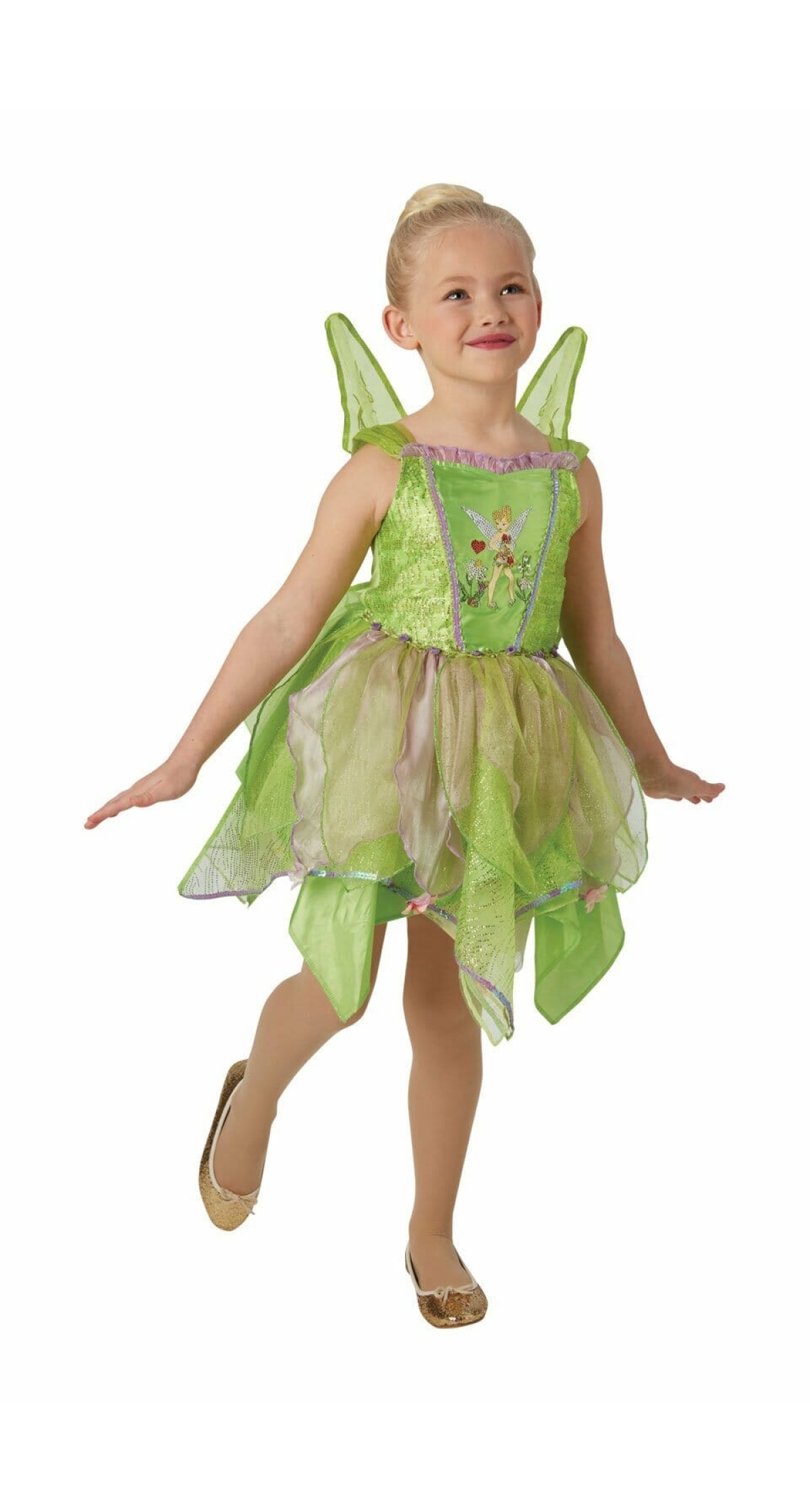 Disney Faries Rhinestone Premium Tinkerbell (Light Up Wings) - Age 7 to 8 Years
