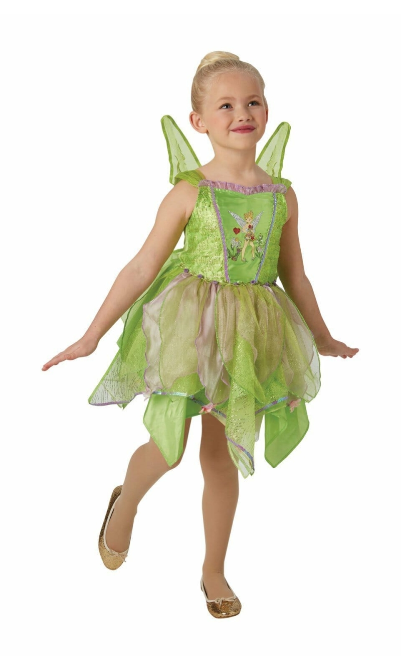 Disney Faries Rhinestone Premium Tinkerbell (Light Up Wings) - Age 7 to 8 Years