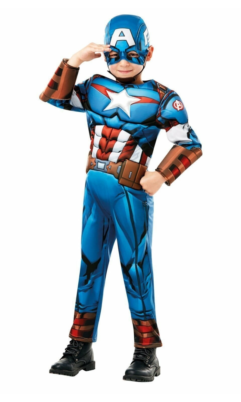 Deluxe Captain America Marvel Avengers - Age 5 to 6 Years