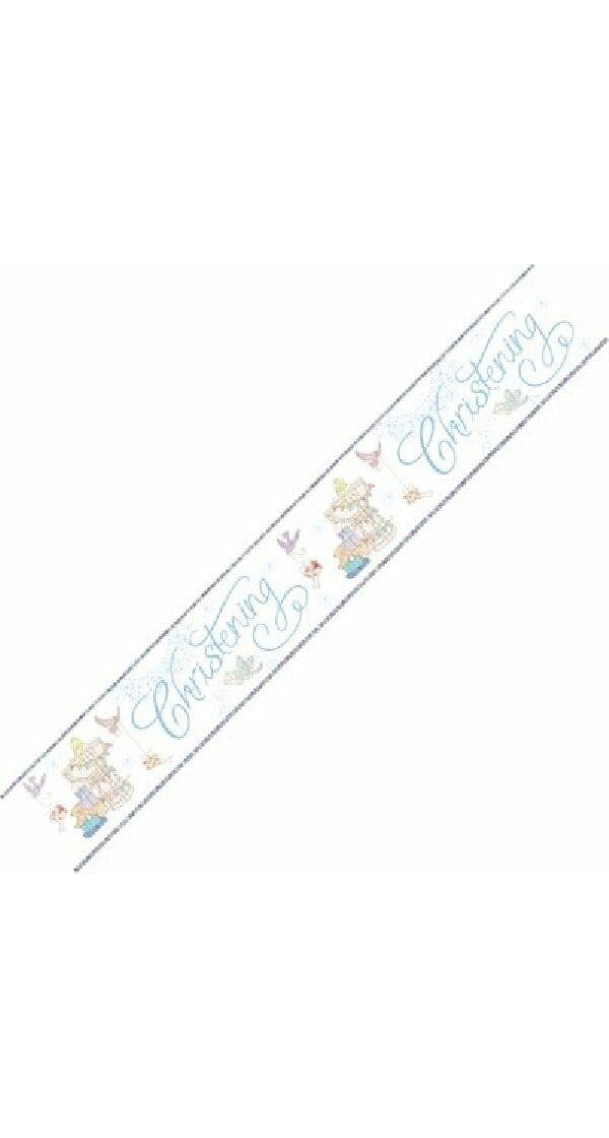 Christening Boy Banner - 9ft