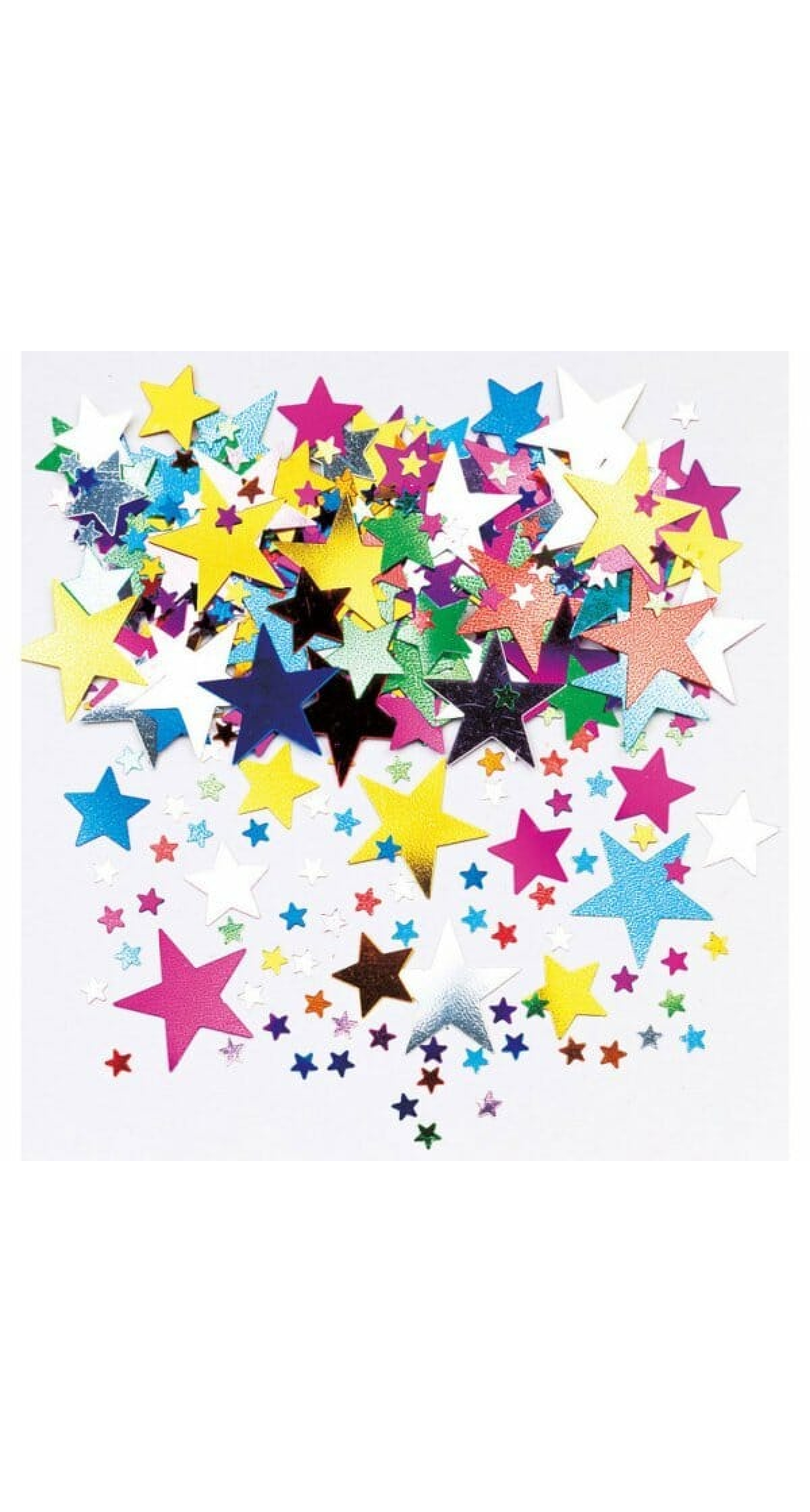 Confetti Starburst Metallic Foil 14g