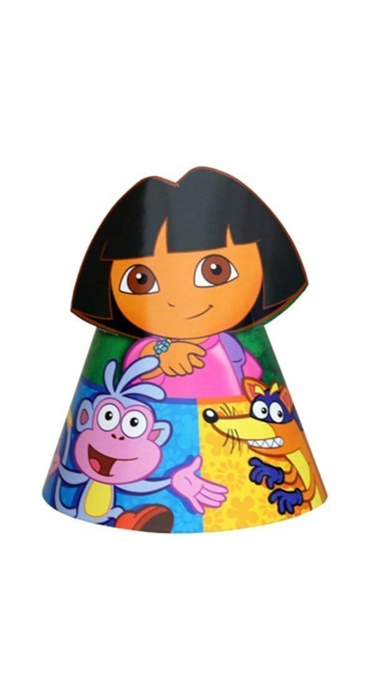 Dora the Explorer Paper Party Hats - 8pk