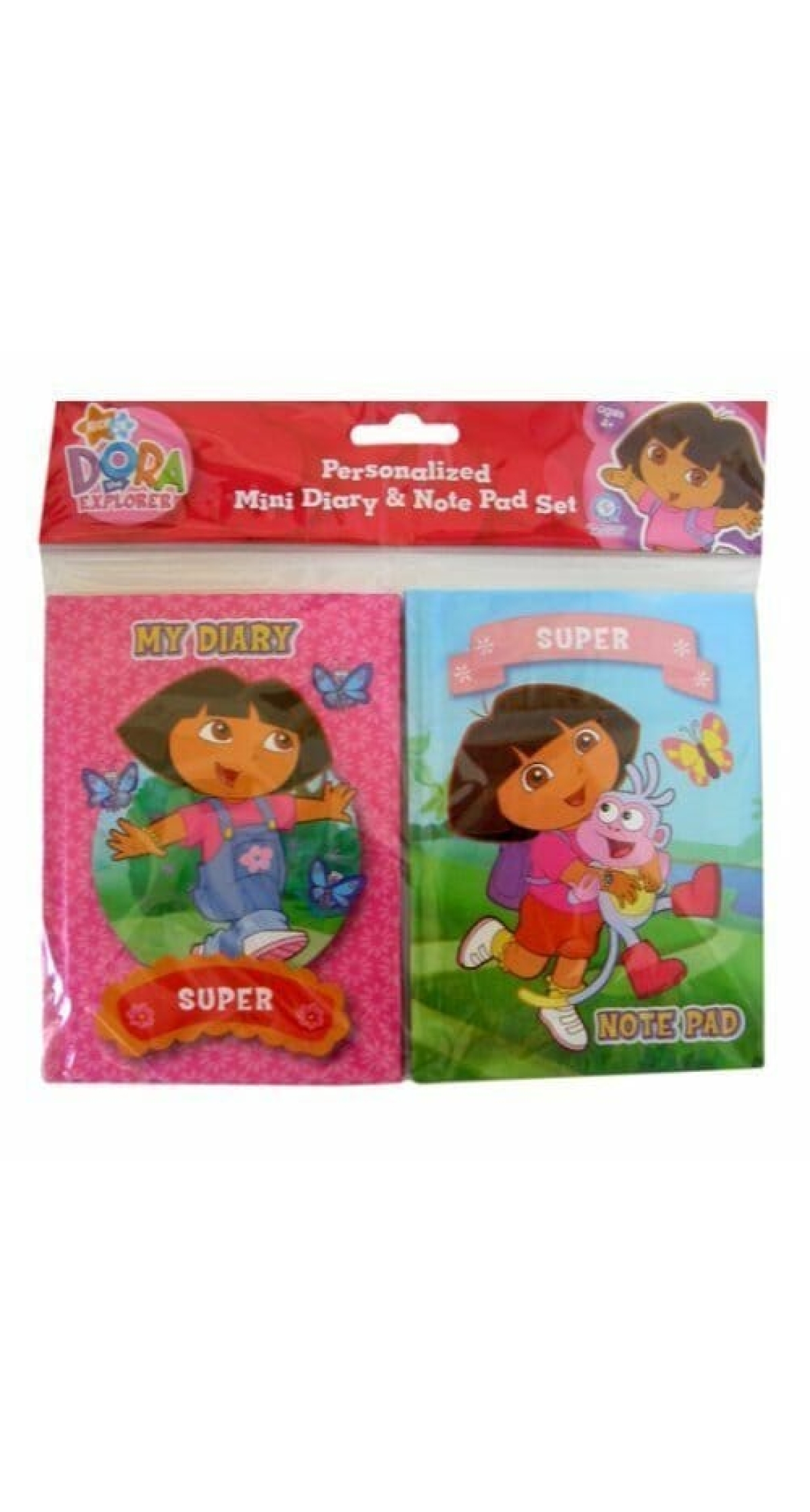Dora The Explorer Personalized Mini Diary & Note Pad Set