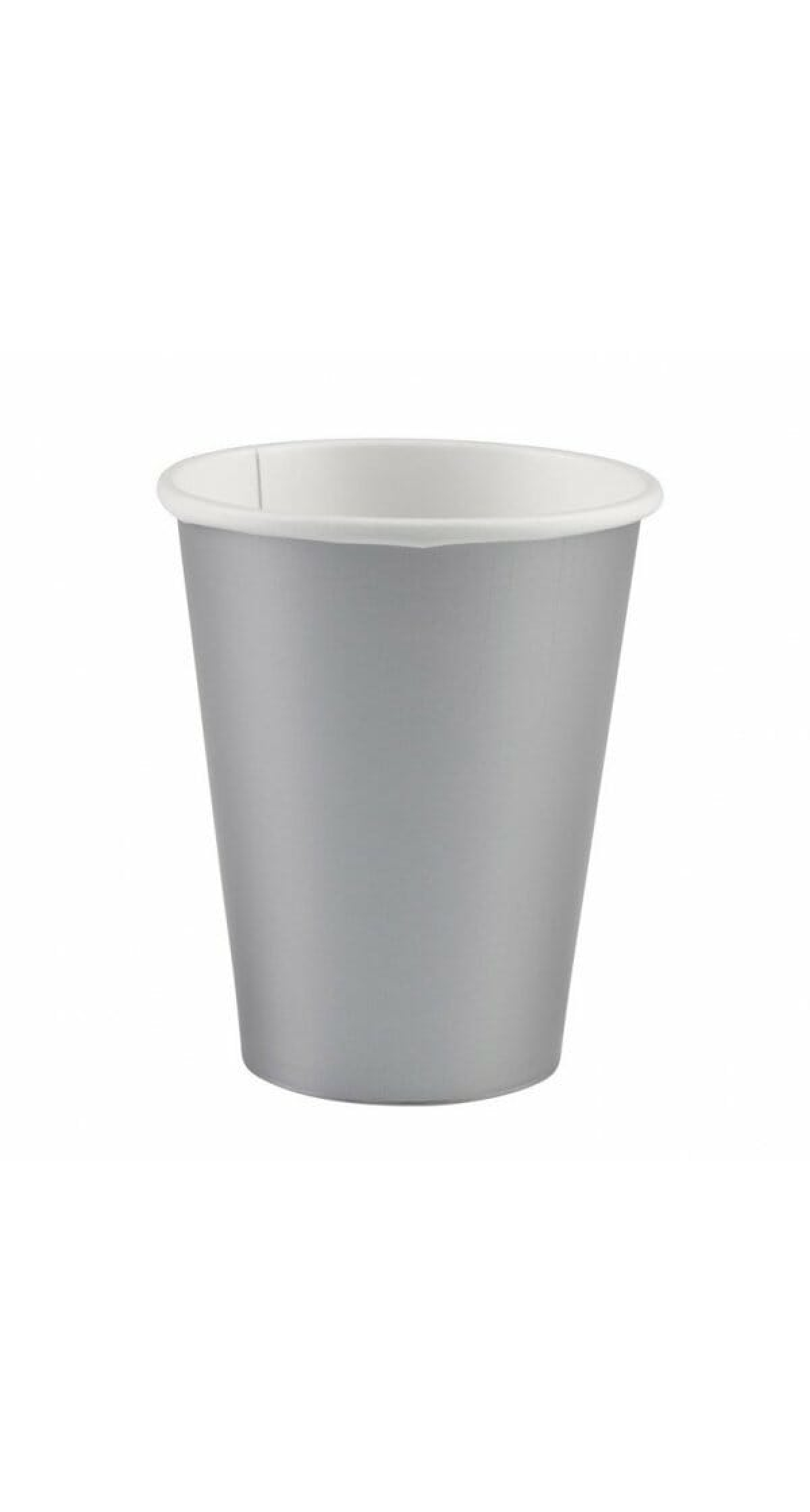 Silver - 8 x Paper Cups 266ml