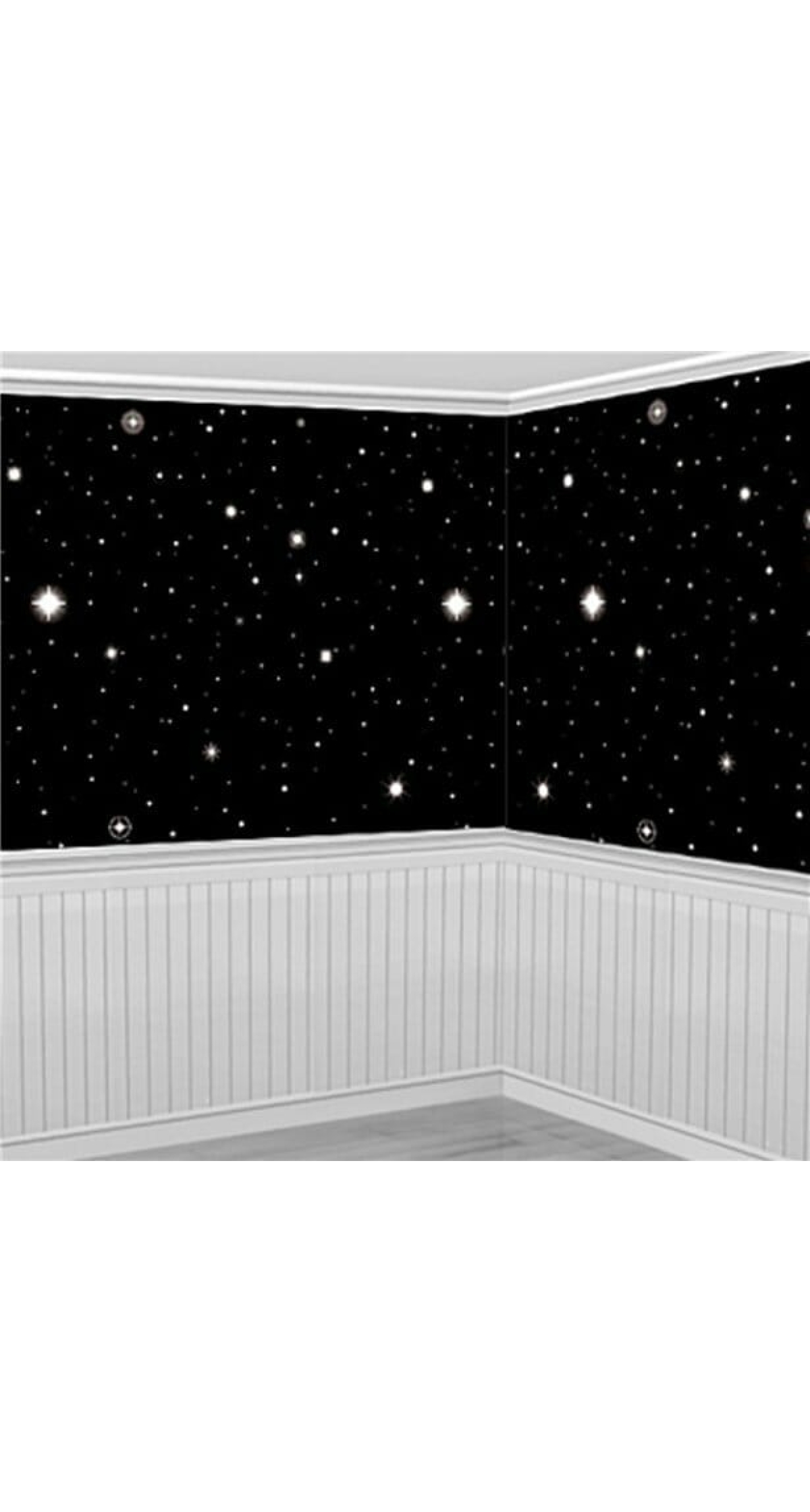 Hollywood Starry Night Backdrop Scene Setter - (3.9ft x 41ft)