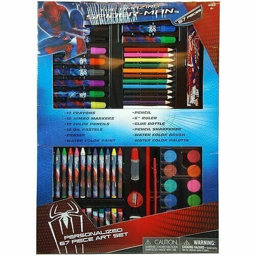 Spiderman 67 Piece Art Set