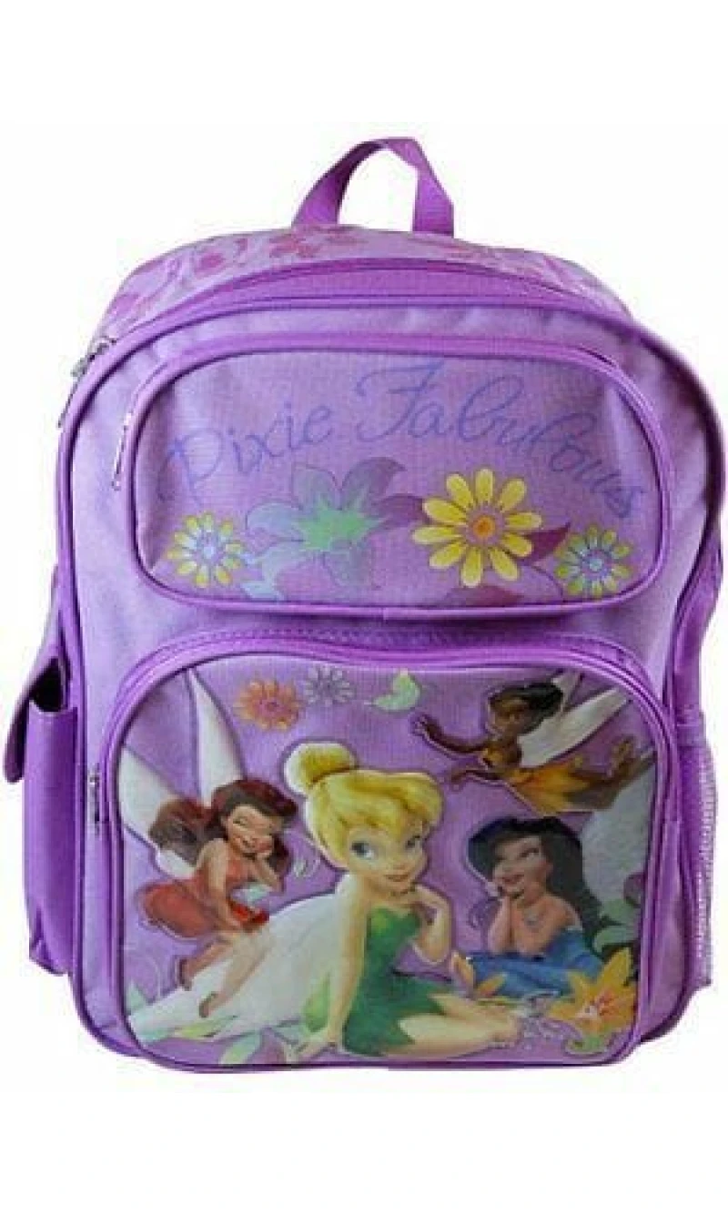 Tinkerbell & Fairies Purple Backpack - 35cm x 42cm