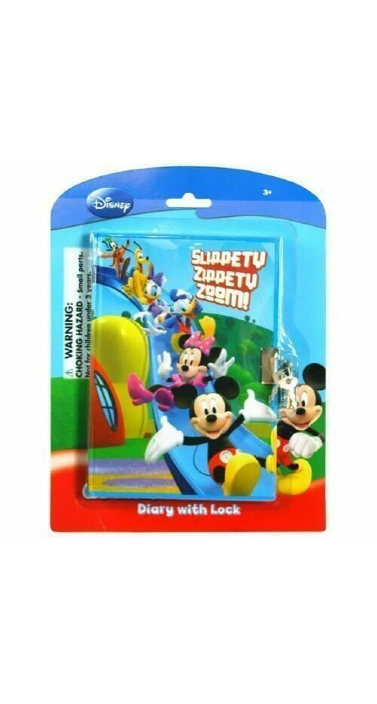 Mickey Mouse Clubhouse Diary with Lock - 13cm x 18cm
