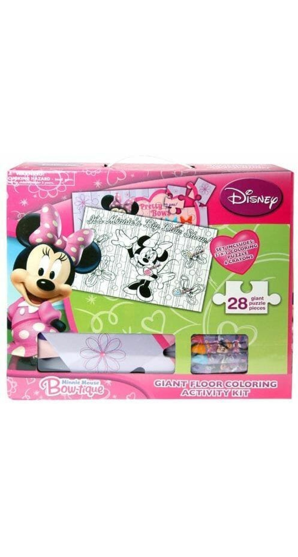 Minnie Mouse Giant Colouring Avtivity Kit - 28Pcs