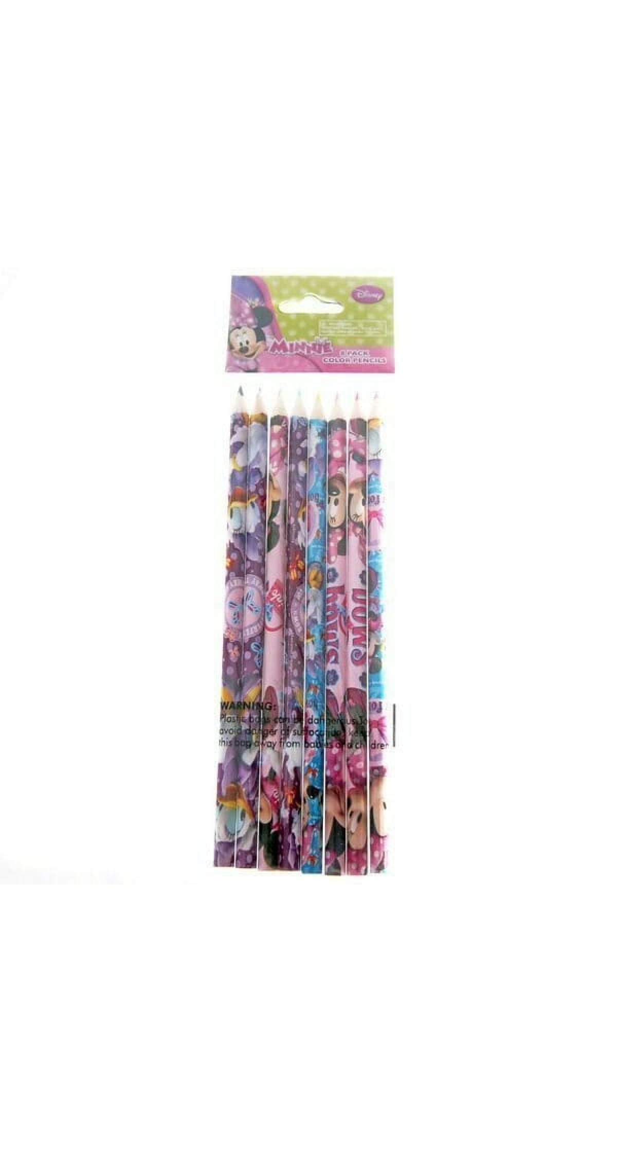 Minnie Mouse Bow-Tique Coloured Pencils - 8pk