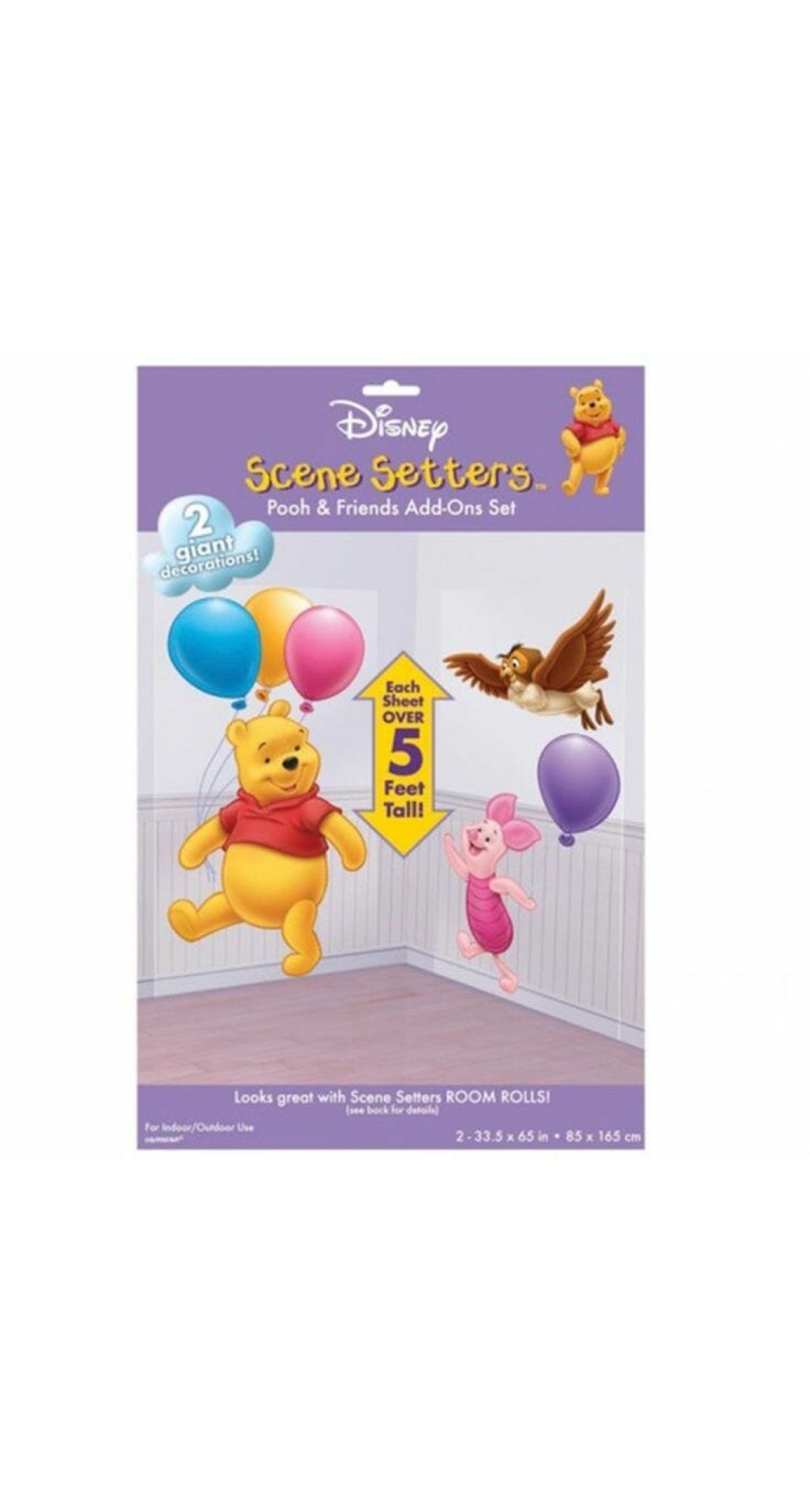 Winnie The Pooh Scene Setters Add-Ons Set 85cm x 165cm - Pooh & Friends
