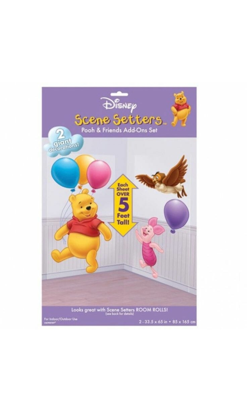 Winnie The Pooh Scene Setters Add-Ons Set 85cm x 165cm - Pooh & Friends