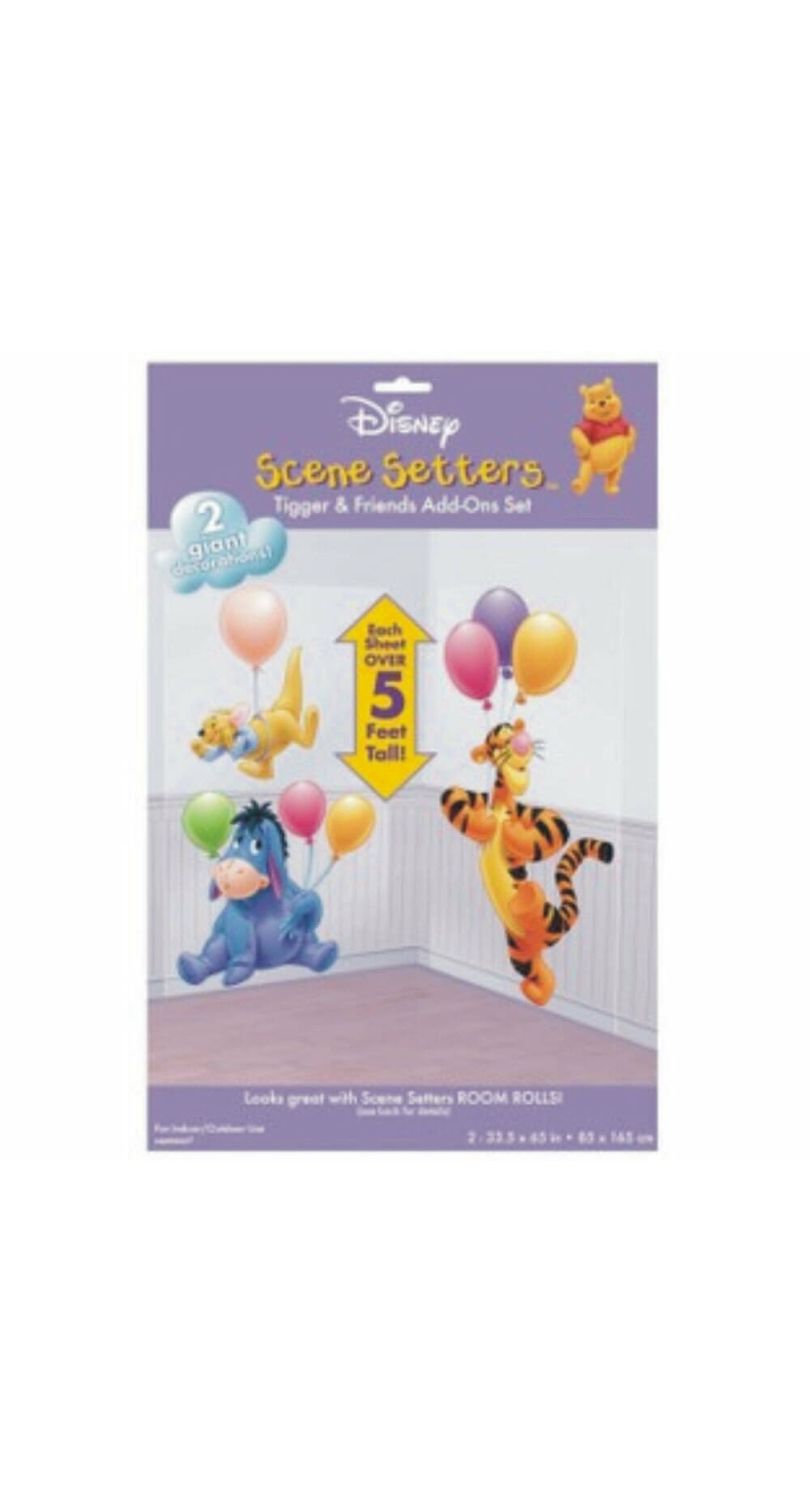 Winnie The Pooh Tiger & Friends Add-Ons Set Scene Setters - 85 x 165cm