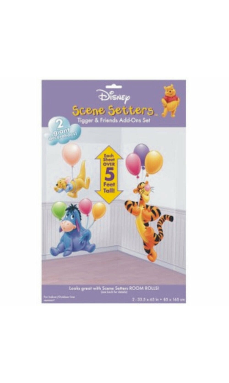 Winnie The Pooh Tiger & Friends Add-Ons Set Scene Setters - 85 x 165cm