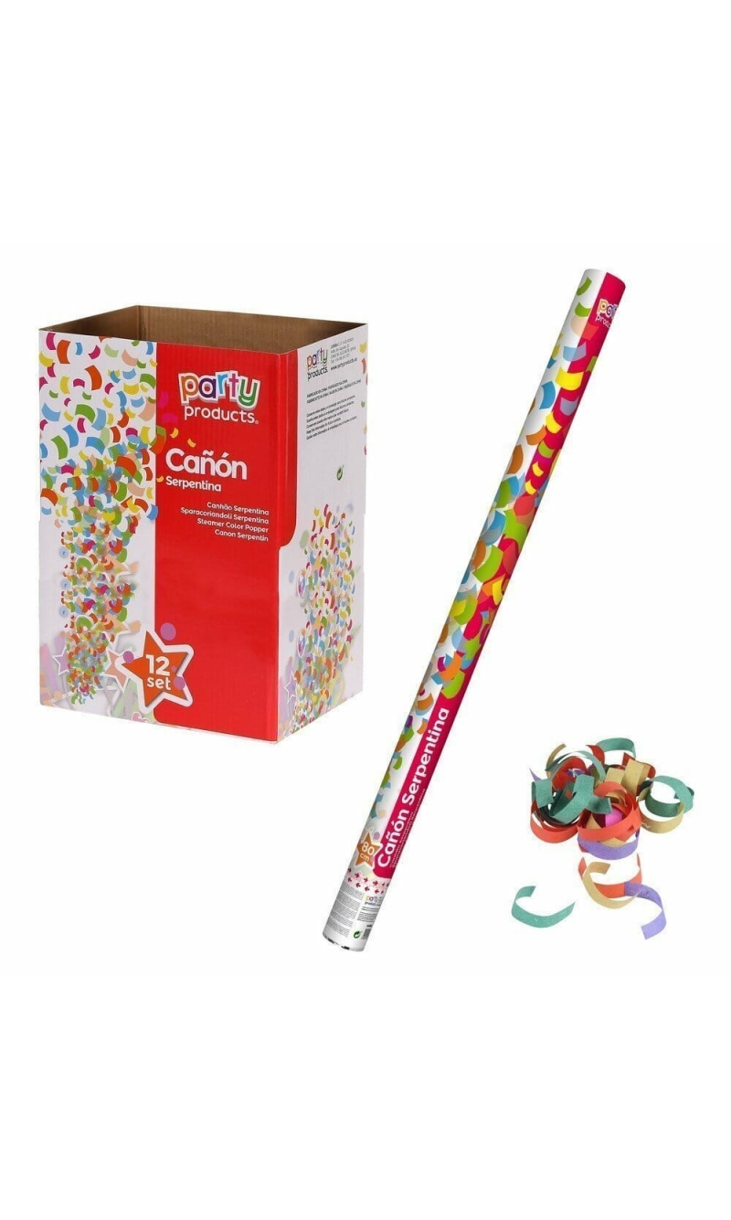 Multi Color Confetti Cannon / Popper 80 cm