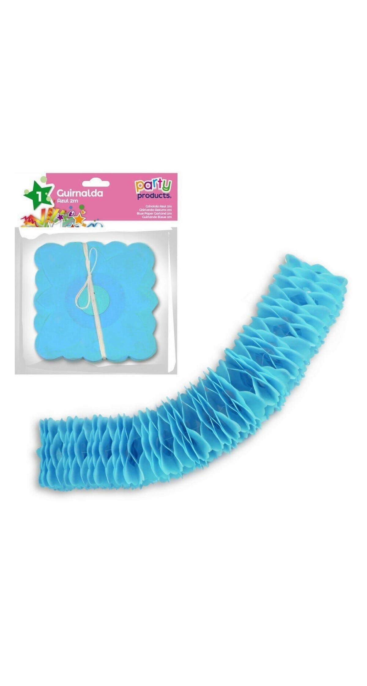 Turquoise Paper Garland