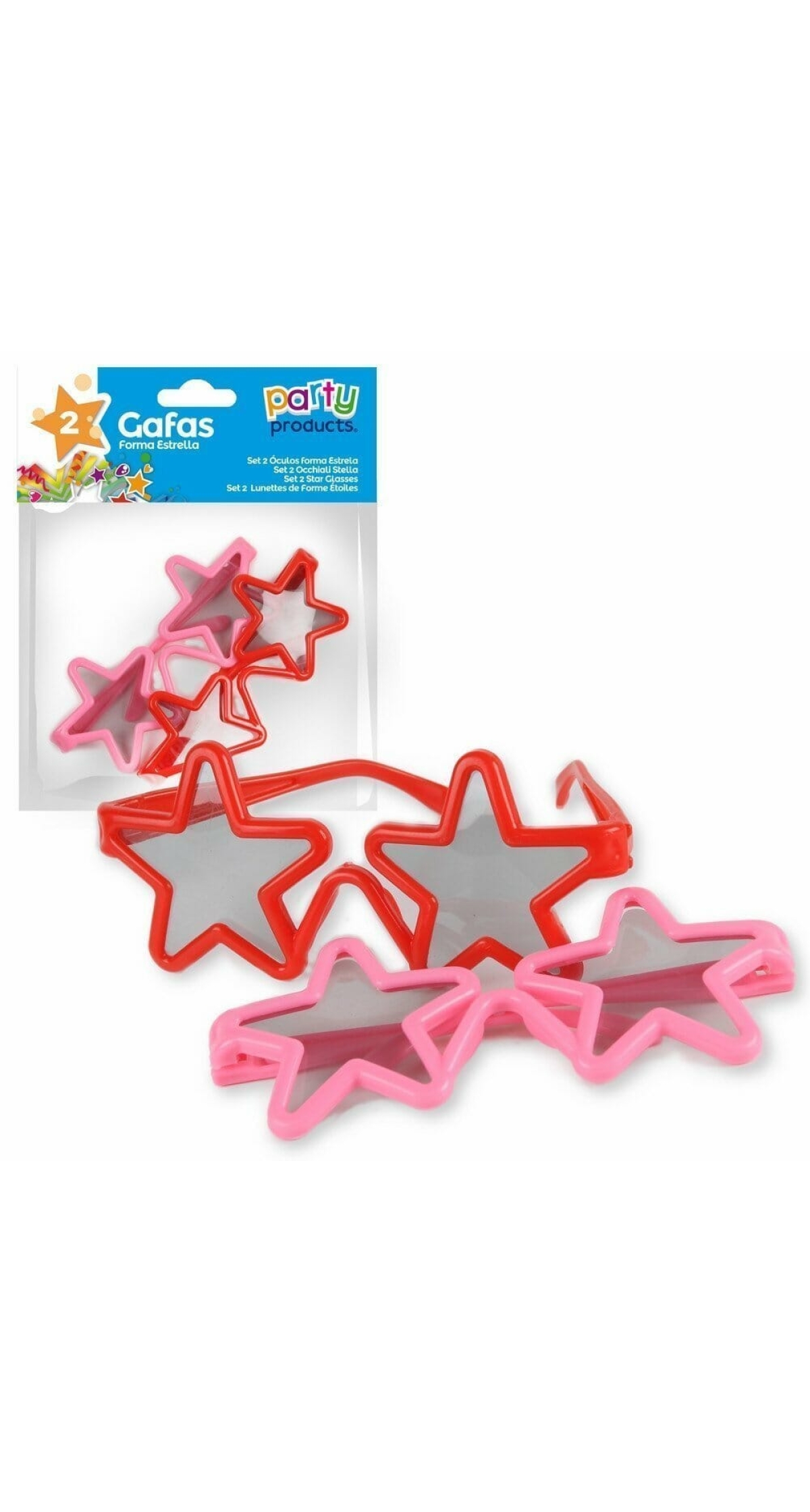 Party Favours / Pinata Star Glasses - 2pk