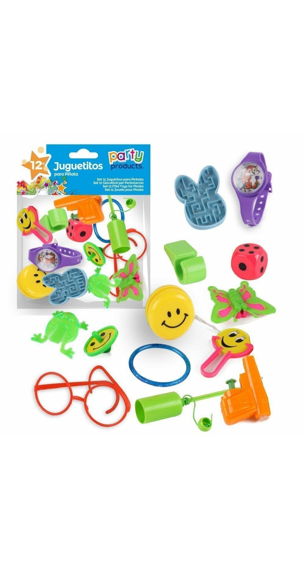 Party Favours / Pinata Mini Toys Pack - 12pk