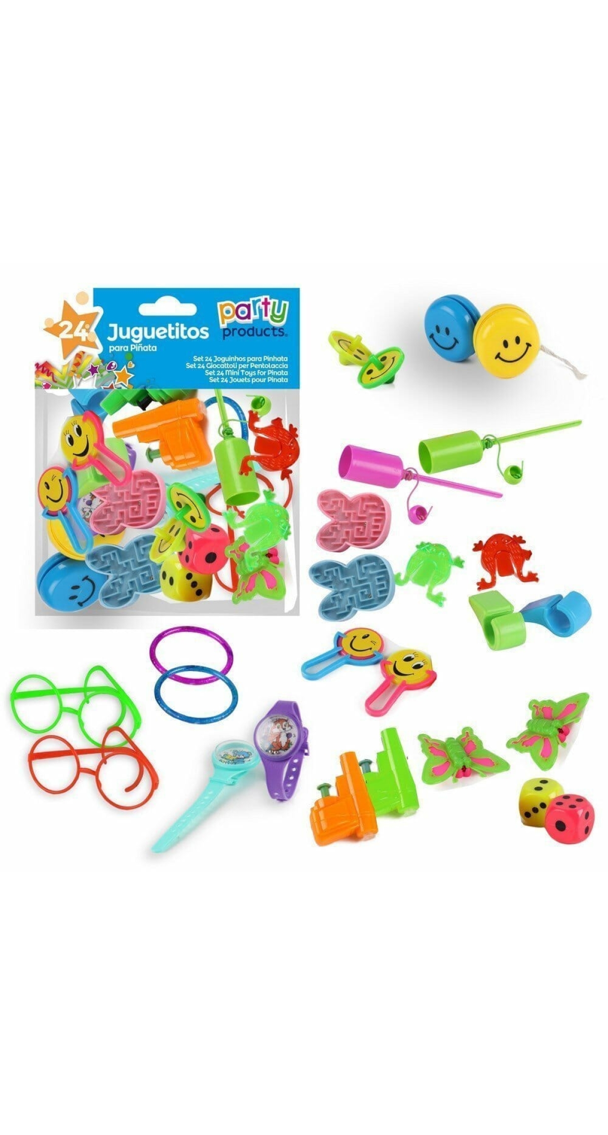 Party Favours / Pinata Mini Toys Pack - 24pk