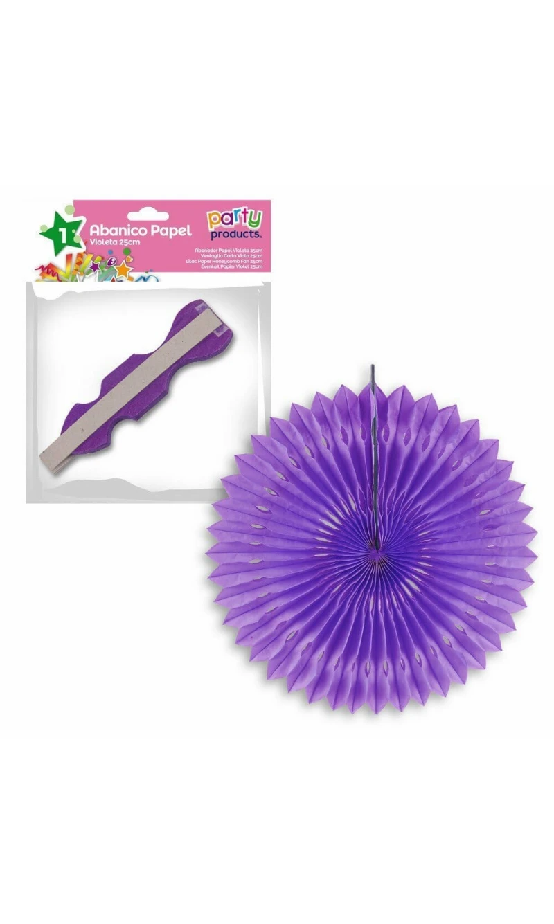 Violet Paper Honeycomb 25 cm