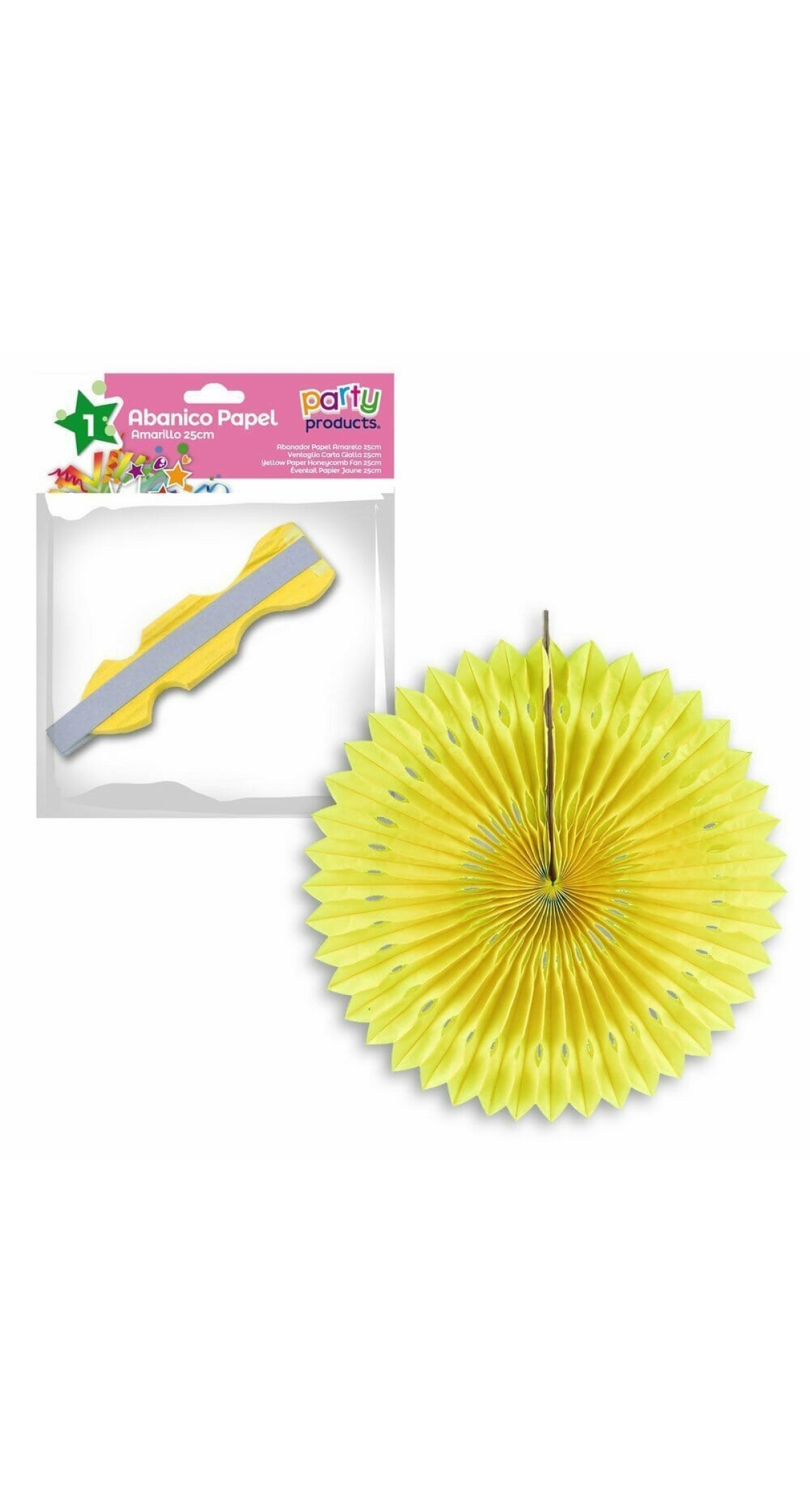 Yellow Paper Honeycomb 25 cm