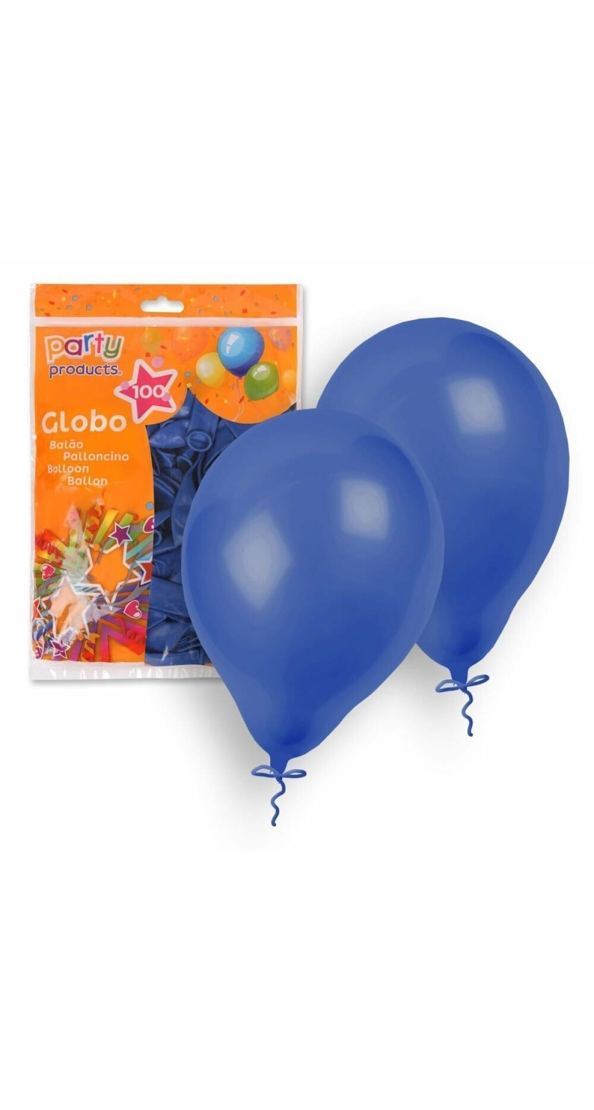 Latex Balloons 23cm (9 Inch) Dark Blue - 100pk