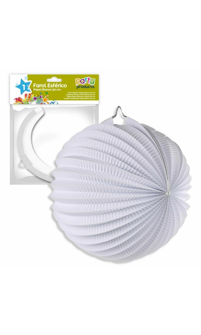 White Paper Balloon Lantern 30 cm