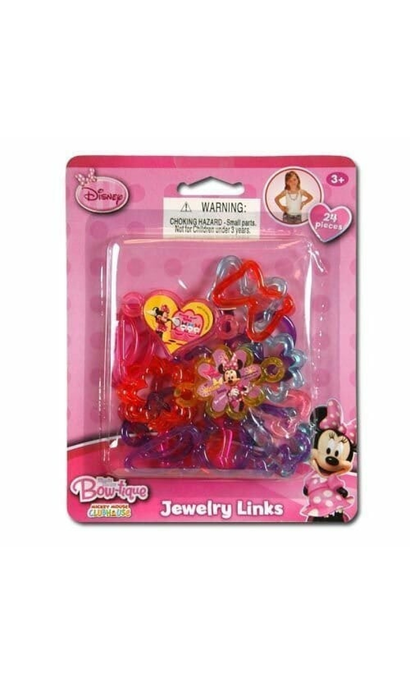 Minnie Mouse Bow-Tique Jewelry Links - 24pk