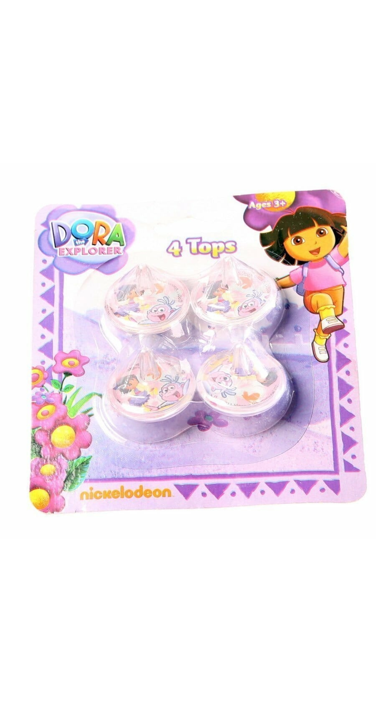 Dora the Explorer Spinning Tops - 4pk