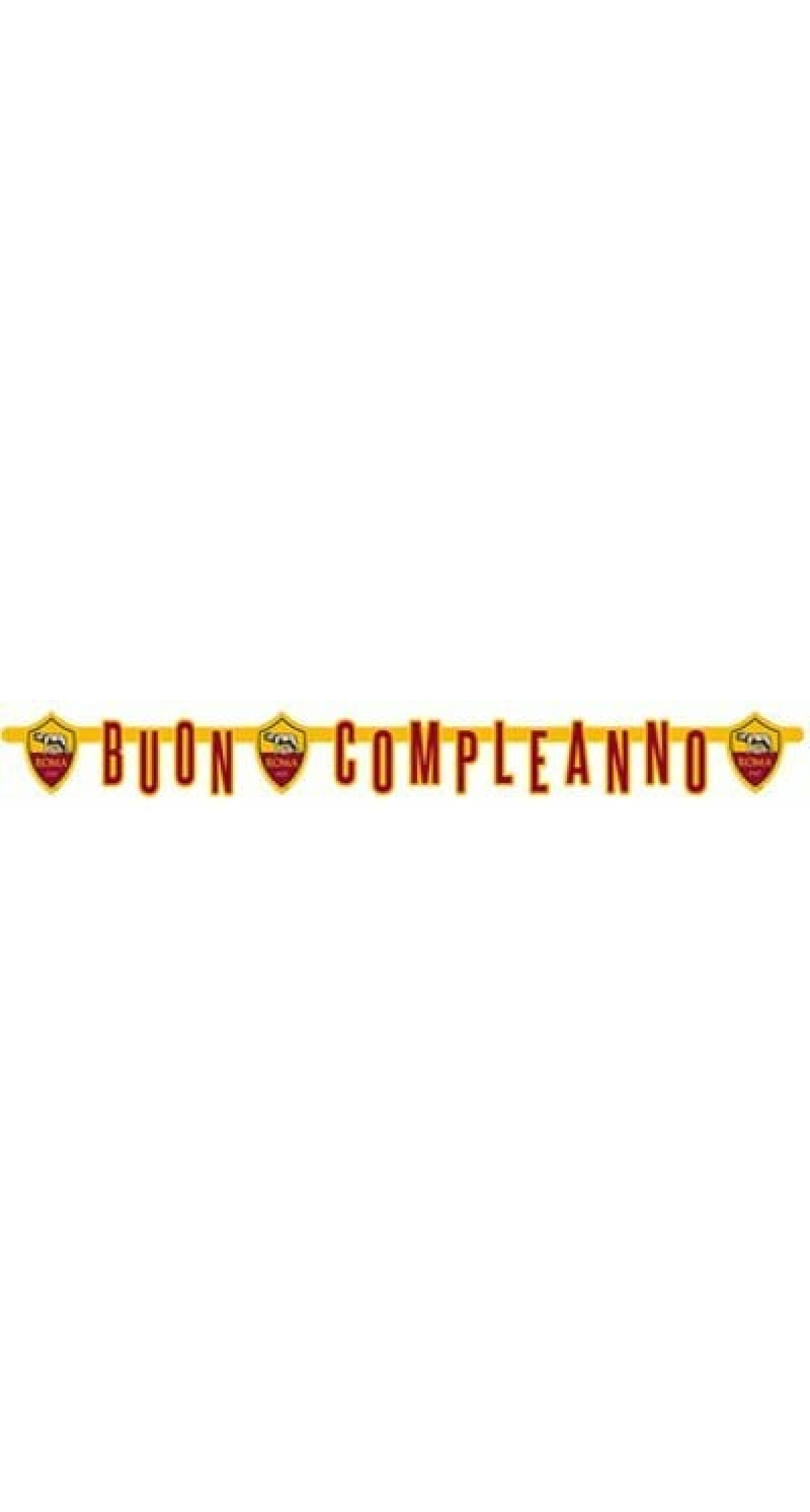 Roma Happy Birthday Banner XL - 215x15cm