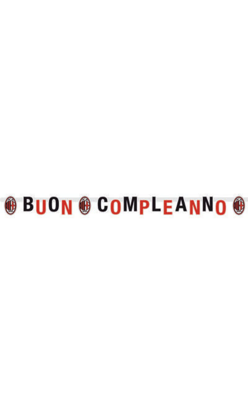 Milan Happy Birthday Banner XL - 215x15cm