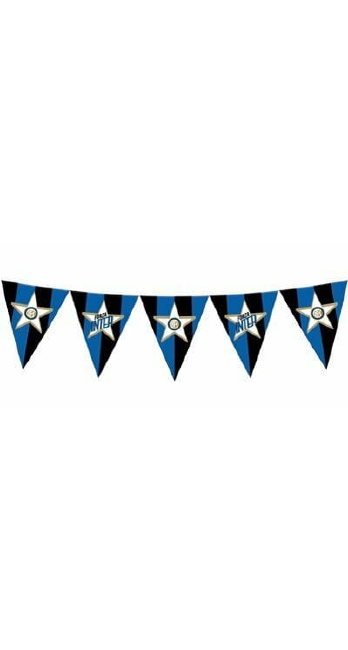 Inter Triangle Paper Flag Banner - 295cm