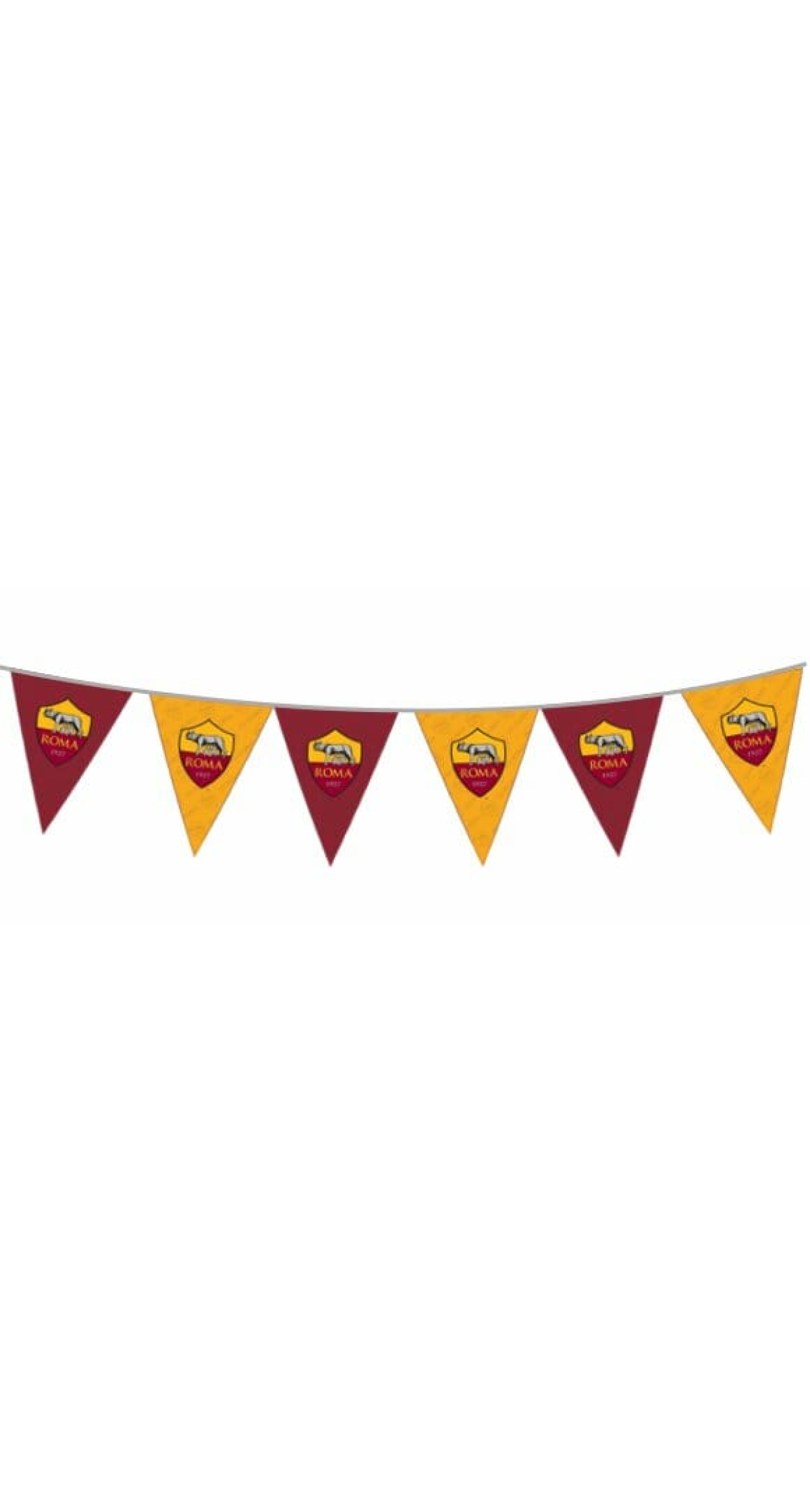 Roma Triangle Paper Flag Banner - 295cm