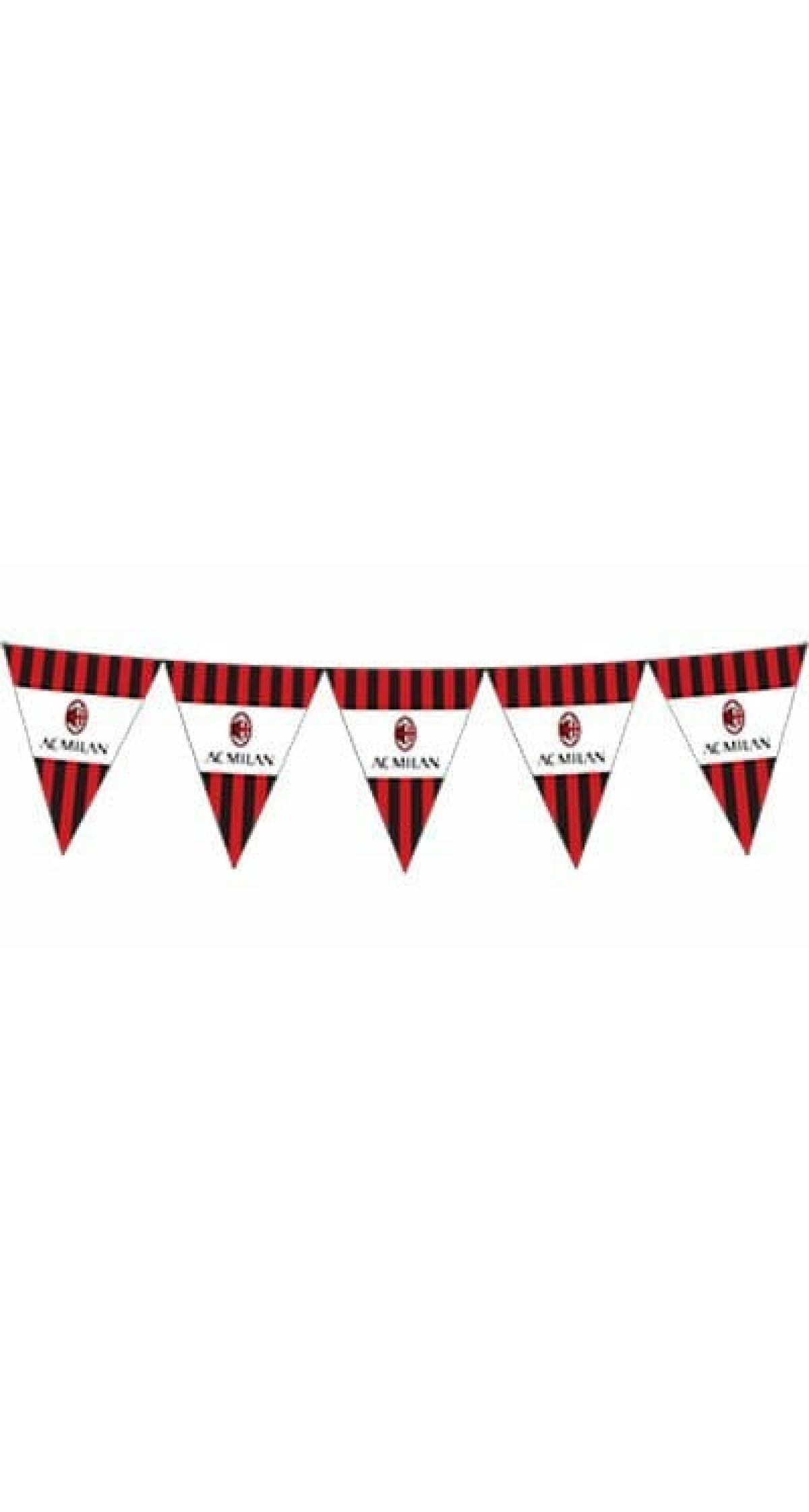 Milan Triangle Paper Flag Banner - 295cm