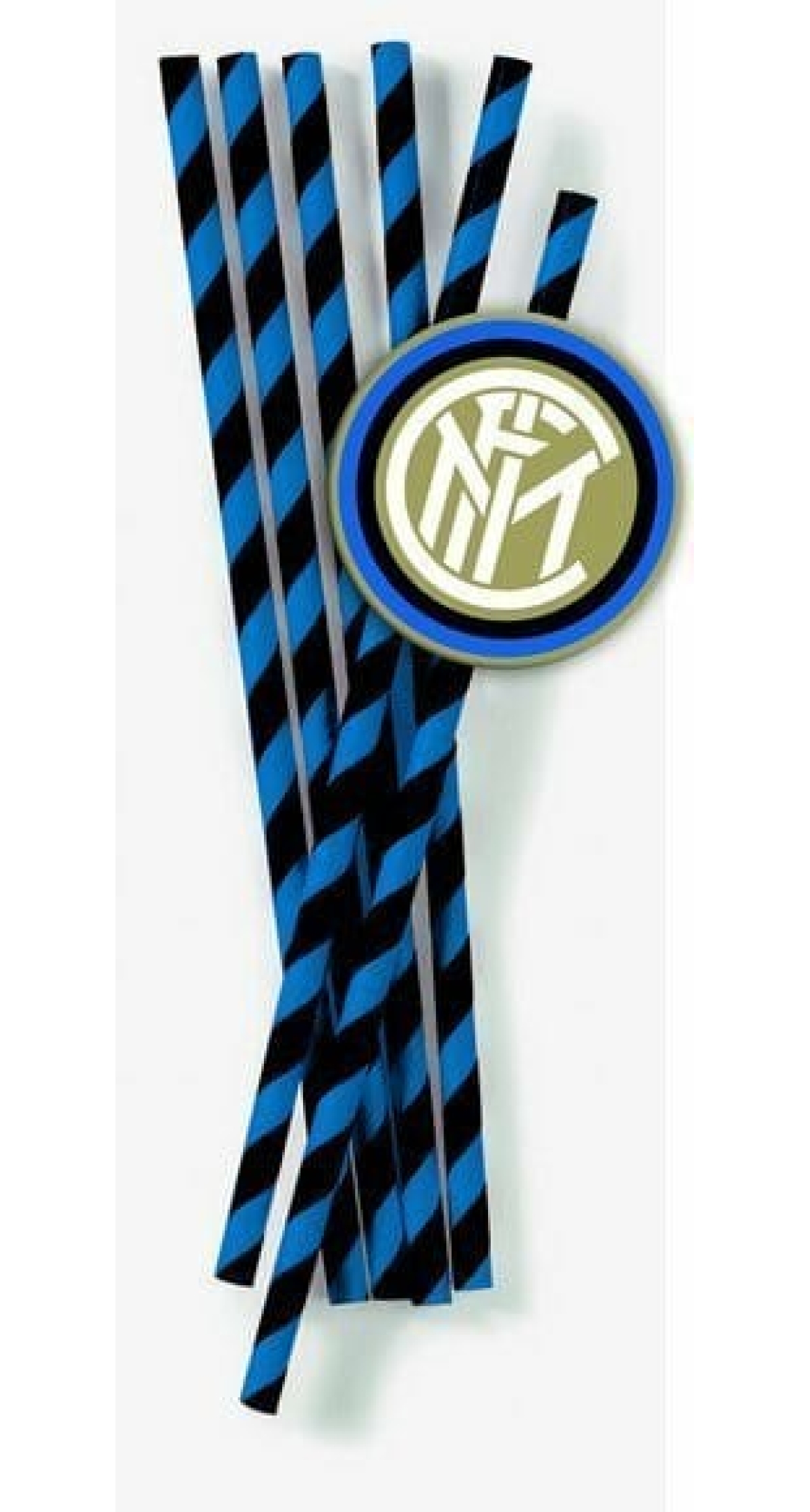 Inter Paper Straws  19.5cm - 12pk