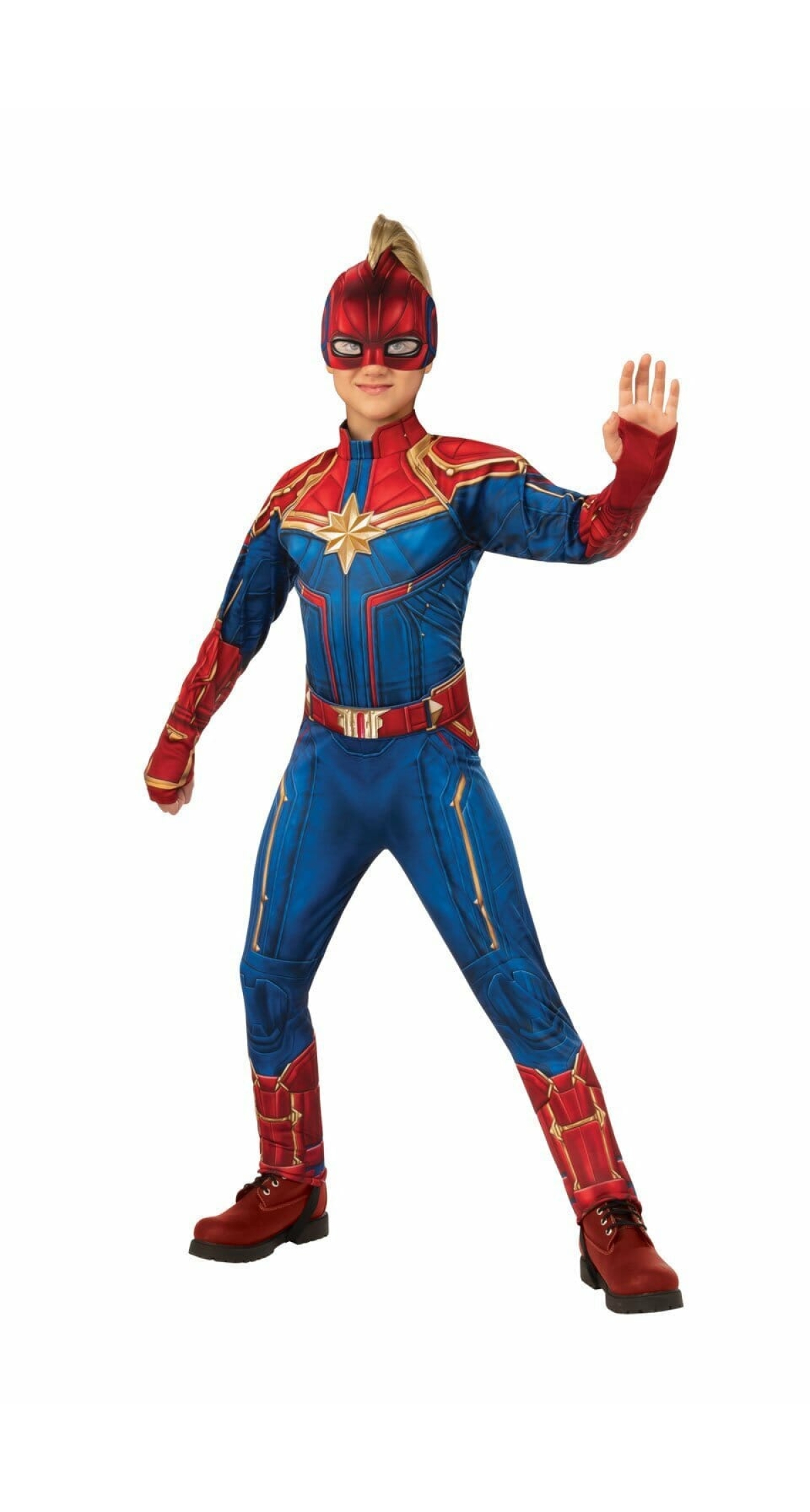 Official Deluxe Captain Marvel Hero Suit  - Age 3 to 4 Years