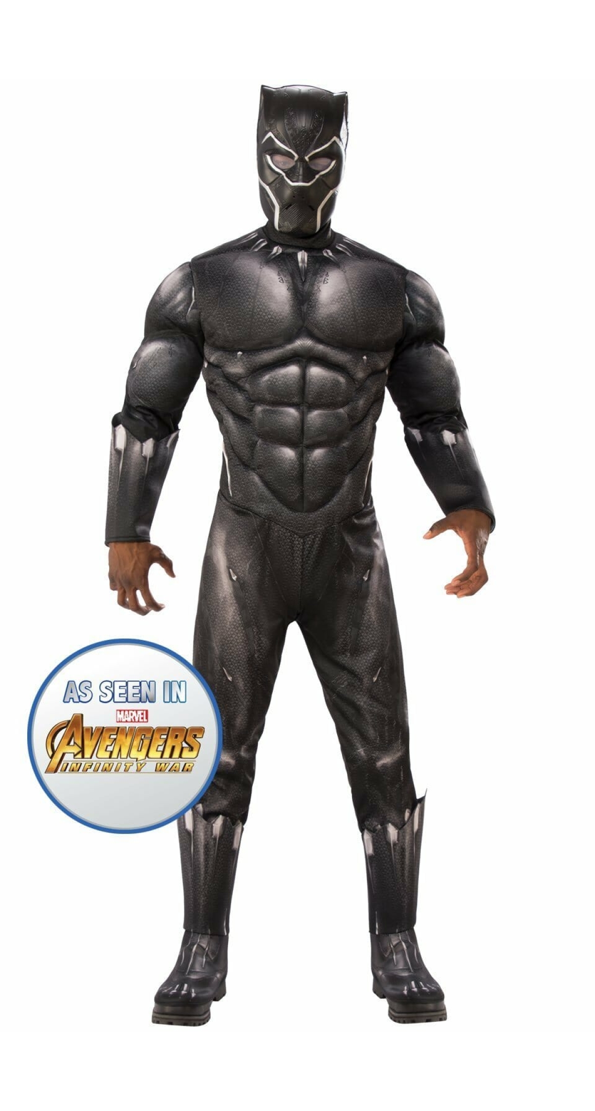 Official Avengers Deluxe Black Panther (Infinity War) - Adult Size Large (STD)