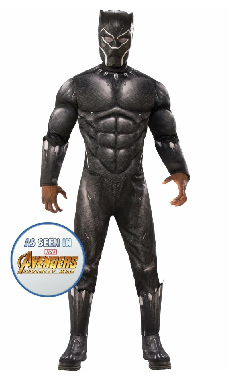 Official Avengers Deluxe Black Panther (Infinity War) - Adult Size Large (STD)