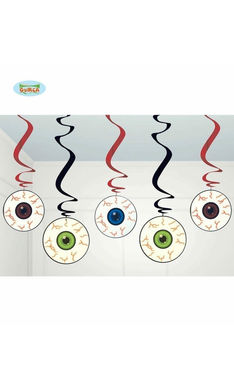Halloween Decorative Eye Pensants 60cm - 5pk