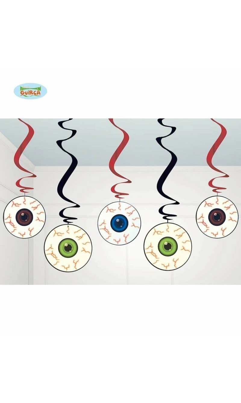Halloween Decorative Eye Pensants 60cm - 5pk