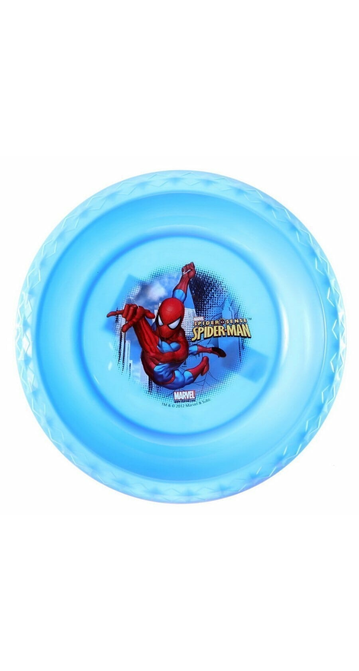 Spiderman Plastic Toddler Diamond Bowl - 17cm x 17cm