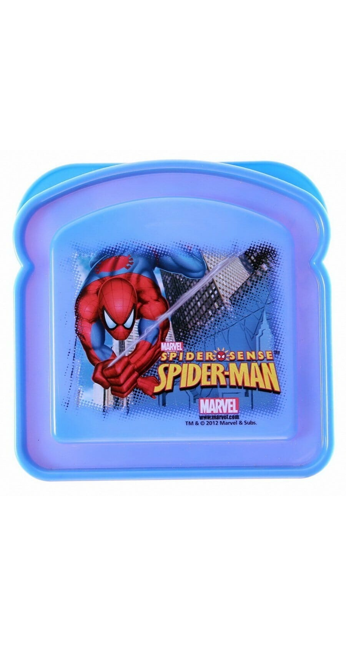Spiderman Sandwich Container - 13cm x 13cm