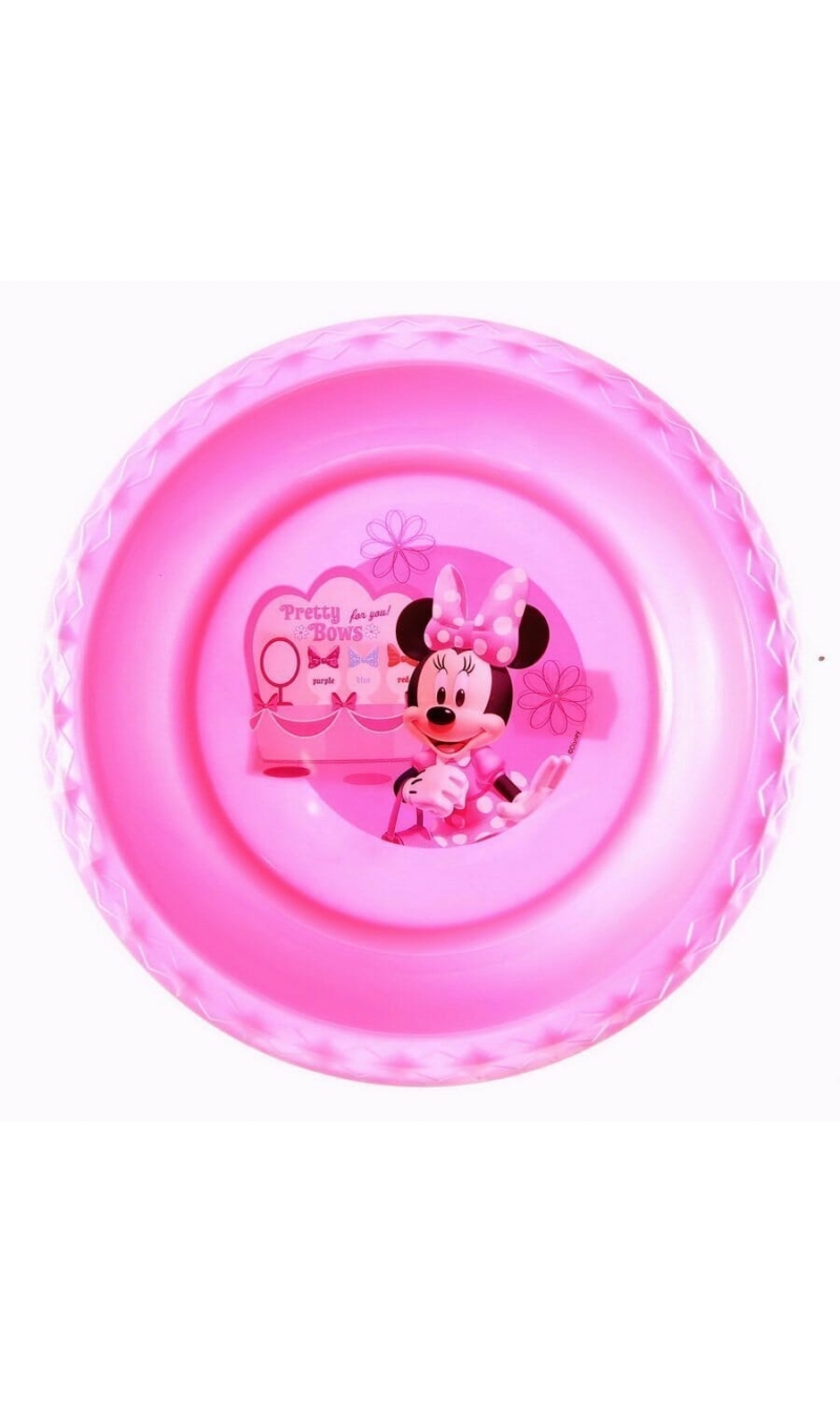 Minnie Mouse Pink Bow-Tique Diamond Plate - 17cm