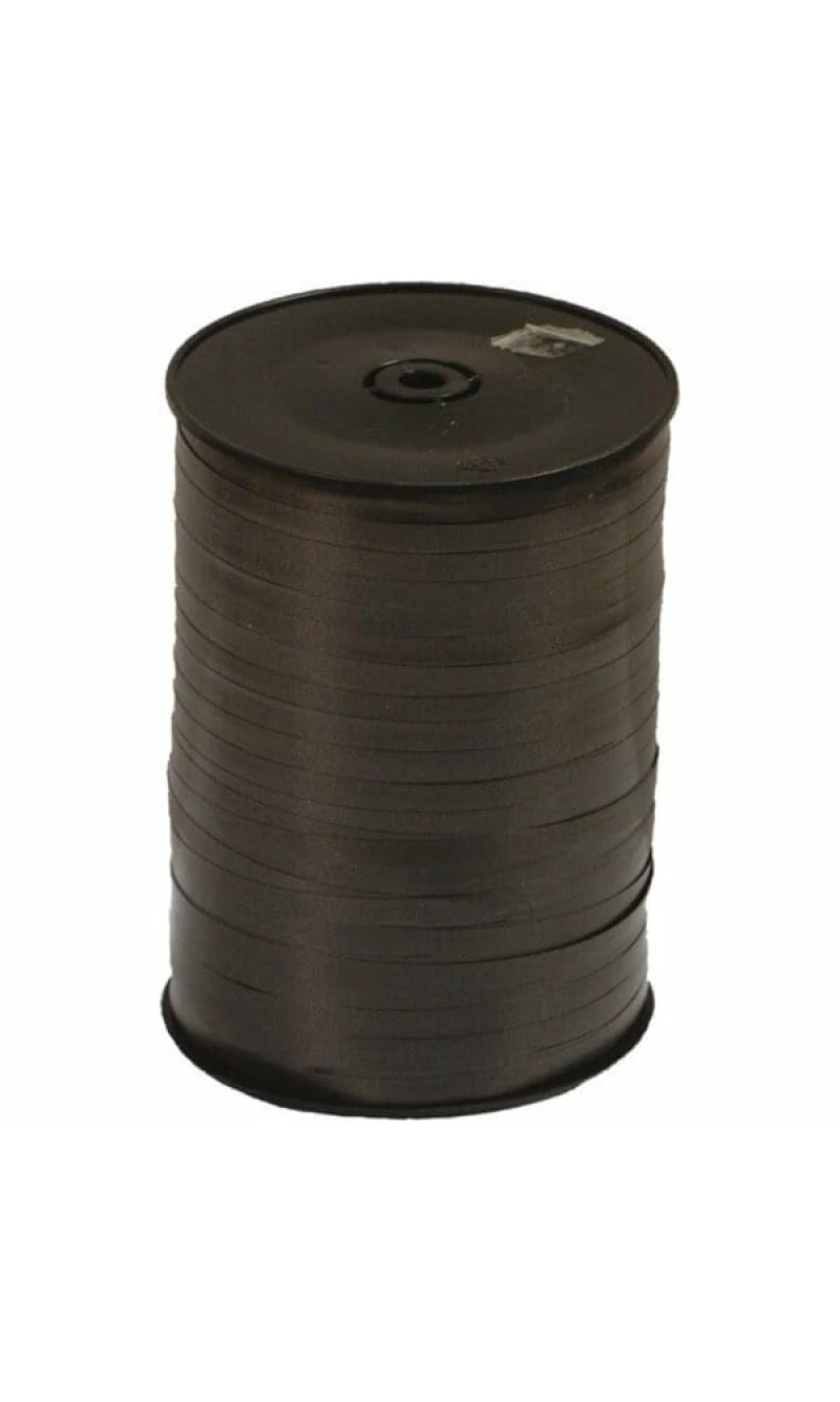 Black Curling Ribbon Spool - 500m x 5mm