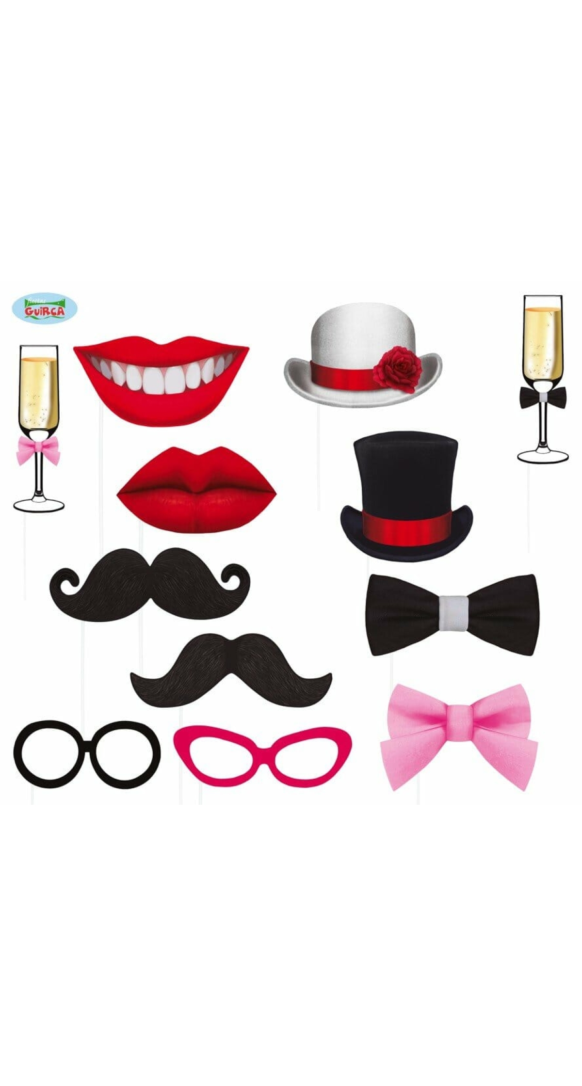 Photo Props Gala Party - 12pk