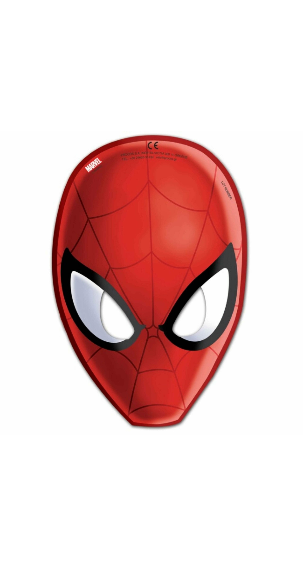 Ultimate Spiderman Web Warriors Die-cut Party Masks - 6pk