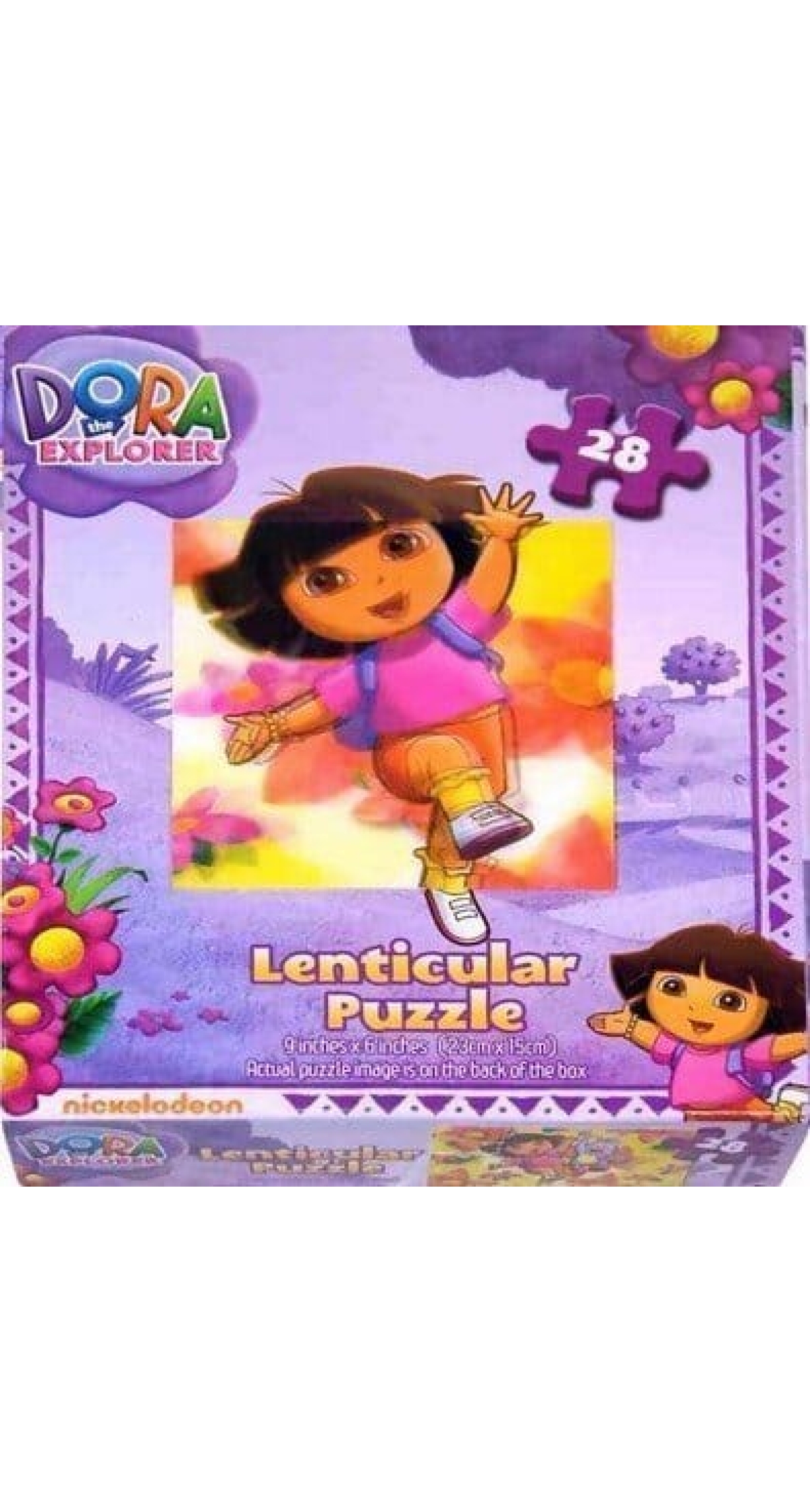 Dora The Explorer Lenticular Puzzle 23cm x 15cm - 28pc