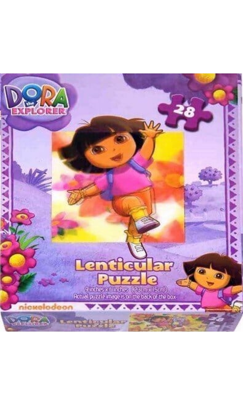 Dora The Explorer Lenticular Puzzle 23cm x 15cm - 28pc
